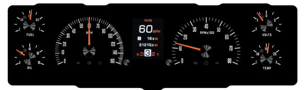 ATP custom gauge cluster built by Dakota Digital 1967-1972 F100